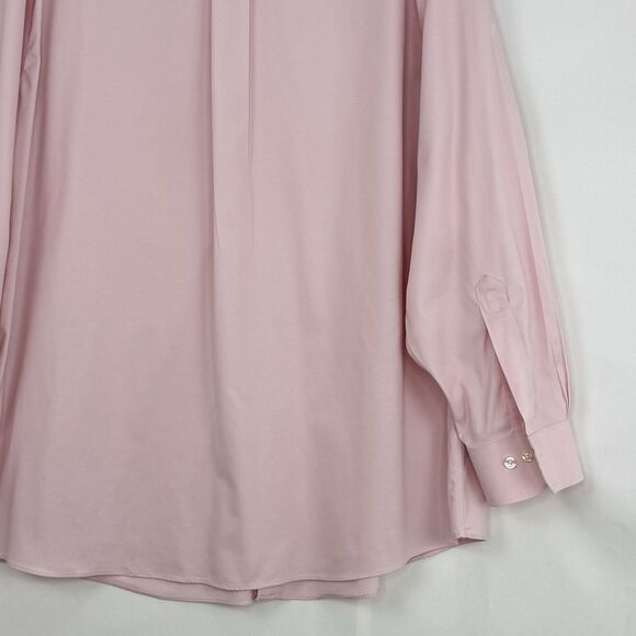 Brooks Brothers 1818 Regent Mens 17-33 Pink Dress Shirt Non-Iron Supima Cotton - Picture 7 of 16